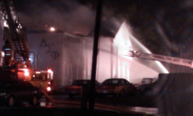 Delta Sigma Phi fire